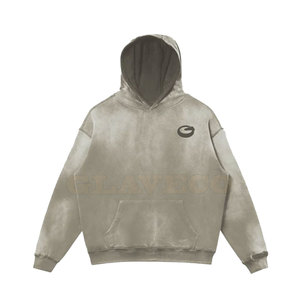 2025 de talla grande Basisc hombres Sunfade sudaderas con capucha ropa pulóver estilo hombres Sunfade sudaderas con capucha - Product Image 1