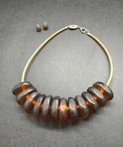 Collar de resina de alta calidad, collar con colgante de resina hecho a mano bohemio, fabricante por CRAFTED TREASURES - Product Image 5