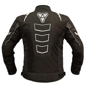 Chaqueta ligera de pana para montar en moto para hombres, protección de armadura CE, patrón de cuello levantado transpirable para clima caliente Touring - Product Image 3