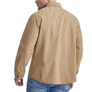 Gran oferta de fábrica, camisas Cargo de algodón 100%, cuello vuelto, secado rápido, características transpirables, logotipo personalizado, camisas de talla grande para hombre - Product Image 3