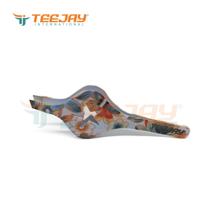 Pince à épiler florale tendance pour sourcils, pointe inclinée, manche confortable pour le traitement des sourcils, vente en gros OEM sous marque privée - Product Image 6