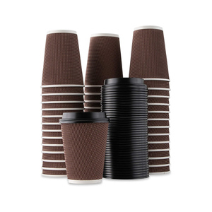 Obtenez des tasses à café jetables en vrac disponibles en différentes tailles avec couvercles pour plus de commodité - Product Image 1