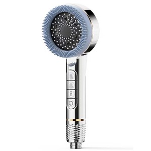 Venta al por mayor directa de fábrica: Accesorios para cabezal de ducha de alta presión, cabezal de ducha con filtro ABS de 4+1 modos y boquillas de masaje de silicona - Product Image 2
