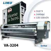 Imprimante éco-solvant Toile Flex Format d'impression à solvant quatre largeurs pour affichage extérieur KONICA 512i Heads Imprimante à jet d'encre