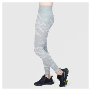 Leggings sans couture taille haute pour femmes tissu respirant à séchage rapide contrôle du ventre motif solide pour une utilisation décontractée de yoga en cours d'exécution - Product Image 4