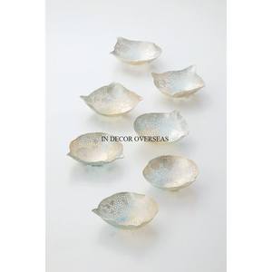 Ensemble de qualité supérieure de 3 bols ronds en argent poli brillant plateau perlé en mosaïque en métal avec fonction résistante à la chaleur fabriqué en Inde - Product Image 4