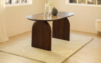 Juego de Comedor de Madera Antigua Clásica de Lujo para 4, 6 u 8 Personas, Juego de Mesa de Comedor de Madera Italiana Moderna para 6 Personas