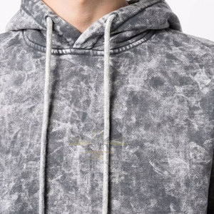 Qualité supérieure Sweats à capuche délavés à l'acide pour hommes grande taille Vêtements pour hommes sweats à capuche délavés à l'acide - Product Image 5