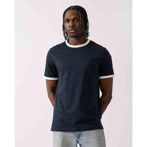 T-shirt décontracté ample en coton 100% respirant avec logo personnalisé, imprimé en sérigraphie, pour homme, poids lourd, fabriqué au Pakistan - Product Image 5