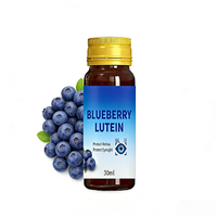 Gouttes de santé oculaire personnalisées extrait liquide de myrtille et lutéine supplément aux herbes pour la fatigue oculaire et soutien aux soins de la vue