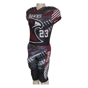 Uniforme de Jersey de Fútbol Americano Corto, Transpirable, Fácil de Usar, con Estampado por Sublimación Personalizado, Ropa de Equipo, Talla Grande, Servicio OEM, Anti-UV - Product Image 3