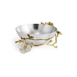 Bol d'or décoratif pour mariage d'excellente qualité, pièce maîtresse moderne magnifiquement fabriquée auprès d'un fournisseur indien - Product Image 5