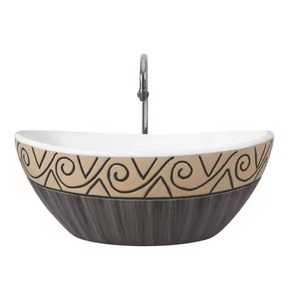 อ่างล้างมือเซรามิกเซรามิกเคลือบบนโต๊ะสำหรับห้องน้ำอ่างล้างมือในห้องน้ำแบบโมเดิร์นทรงกลม - Product Image 2