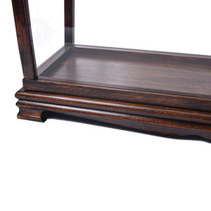 Vitrina clásica de madera de cedro marrón, suministros de artesanía de arte náutico alto de tamaño mediano, artesanía, decoración del hogar, técnica pintada a mano - Product Image 4