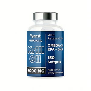 Gélules d'huile de krill de haute qualité, marque privée, pour soutenir la santé immunitaire, de la peau, des yeux, du cerveau, des articulations, des os et des ongles. - Product Image 1
