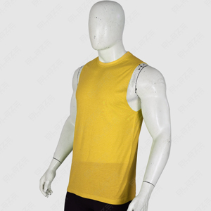 Vente en gros Débardeurs de gym d'été pour hommes Maillot de fitness en coton uni Nouveau débardeur d'entraînement Design pour hommes - Product Image 5