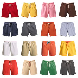 Short de gymnastique unisexe en toile 100% coton motif solide personnalisé écologique High Street Athletic Heavy Waterproof Breathable 240g - Product Image 6