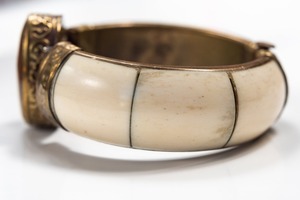 Taille personnalisée produit fait à la main bracelet en incrustation d'os fabricant indien bijoux de mode bracelet en os vintage pour mariage - Product Image 6