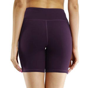 Short Streetwear 100% coton pour femmes taille haute respirant et élégant couleur unie personnalisable en gros tissu éponge - Product Image 4