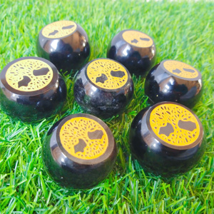 Nueva Llegada: Esfera de Cristal Negro Grabada y Tallada, Profecía Navideña, Regalo de Escorpio, Cristal de Poder Inmenso - Product Image 4