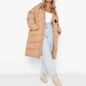 High Street Ladies Winter Wear Bomber Jacket Waterproof Eco-Friendly Breathable for Women Warm with Detachable Hat - Product Image 3