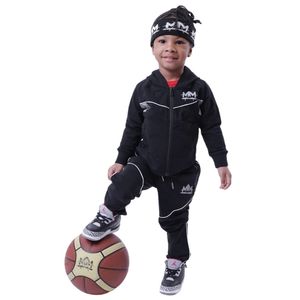 Conjunto Deportivo Informal con Capucha para Niños, Chaqueta con Cremallera y Pantalones Deportivos para Niños y Niñas - Product Image 2