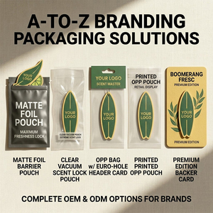 Diffuseur d'air frais pour voiture, désodorisant suspendu, parfum d'ambiance pour voiture, <span class=keywords><strong>feuille</strong></span> de carton personnalisée - Product Image 3