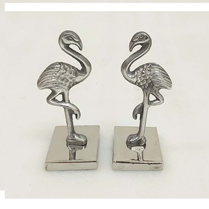 Elegantes Figuras de Flamencos Plateados Modernas Hechas a Mano, Adorno Decorativo Móvil para Mesa, para Hogar, Hotel, Restaurante - Product Image 1