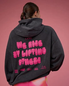 Sweat-shirts à capuche unisexes tendance Losefit de haute qualité, design streetwear personnalisé, imprimés surdimensionnés en coton pour hommes - Product Image 3