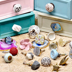 Kak — boutons de tiroirs en céramique, faits à la main, fleurs blanches de qualité supérieure, pour commode et armoire de cuisine, poignées de porte, vente en ligne - Product Image 6