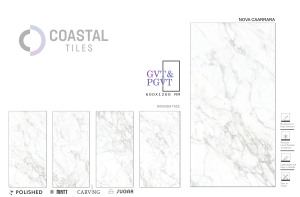 กระเบื้องปูพื้นและผนังพอร์ซเลนเกรด AAA 600x1200mm-NOVA ไฟร์บริคเกรด AAA กันลื่น - Product Image 2