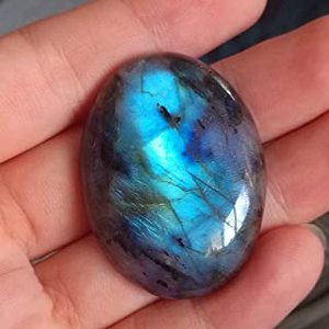 Pierre de Palmier en Labradorite Naturelle Polie Pierre de Poche en Cristal Semi-Précieuse pour Chakra Reiki Guérison - Product Image 3