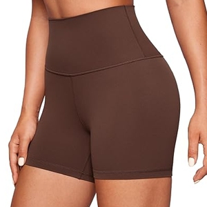 Pantalones cortos de Yoga de cintura alta para mujer Leggings transpirables de alta calidad, pantalones cortos sin costuras - Product Image 1