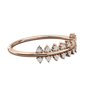 Round Cut Diamond Wedding Band - Product Image 5