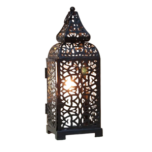 Lanterne en métal artisanale de style moderne pour la décoration du festival du Ramadan Lampe à bougie classique Vaisselle spéciale du Ramadan - Product Image 2