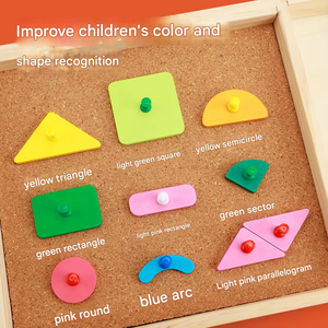 <span class=keywords><strong>Marteau</strong></span> Montessori <span class=keywords><strong>Jeu</strong></span> de Reconnaissance des Couleurs <span class=keywords><strong>et</strong></span> Formes Jouets en Bois Montessori pour Enfants - Product Image 6