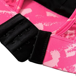 Soutien-gorge de sport pour dames à la mode avec tissu en polyester spandex conception de cou licou simple pour l'entraînement de gymnastique-disponible en grande taille - Product Image 4