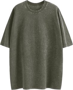 Camiseta de algodón de mujer de gran tamaño de moda personalizada OEM ecológica con impresión DTF o bordado para pedidos de boutique - Product Image 5