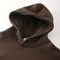 Sweat-shirt à capuche en molleton pour femme de haute qualité, col châle, couleur unie, coupe ample, manches longues avec poches, style simple, surdimensionné, OEM