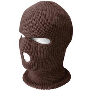 Skimask Men Warm Wool Balaclavas Embroidery Winter Hats Knitted 3 Holes <b>Ski</b> 100% polyester balaclavas DDP Shipping - Product Image 3