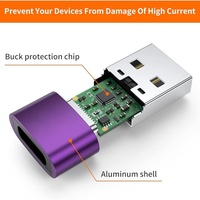 Adaptor konverter USB 3.0 Tipe C, OTG wanita, adaptor pengisian daya Transfer Data OTP untuk iPhone 12 Pro