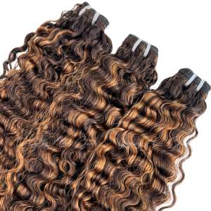Extensiones de Cabello Funmi Pixie Curl Vietnam, Grado Superior, Super Double Drawn, Cabello Virgen Peruano con Cutícula Alineada, Color Natural - Product Image 5