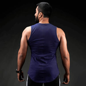 เสื้อกล้ามกีฬาตาข่ายระบายอากาศสำหรับผู้ชายไซส์พิเศษเสื้อใส่วิ่งเล่นบาสเก็ตบอลพิมพ์ลายแบบแห้งเร็วสำหรับผู้ชาย - Product Image 3