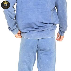 ชุดวอร์มซักด้วยกรดสำหรับผู้ชายชุดวิ่งจ๊อกกิ้งแบบมืออาชีพ - Product Image 6