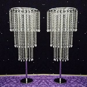 Artesanías, decoración de boda, candelabro de mesa de cristal, centro de mesa con arreglo floral, soporte, decoración para fiestas y eventos - Product Image 6