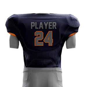 Uniformes de Fútbol Americano 100% Poliéster, Venta Caliente, Conjunto de Uniformes de Fútbol Americano con Impresión por Sublimación Personalizada, Color Liso - Product Image 6