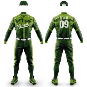 ชุดเครื่องแบบเบสบอลของผู้ชายมาใหม่ล่าสุดสินค้าผลิตตามสั่งชุดทีมผ้าโพลีเอสเตอร์100% คุณภาพสูง - Product Image 1