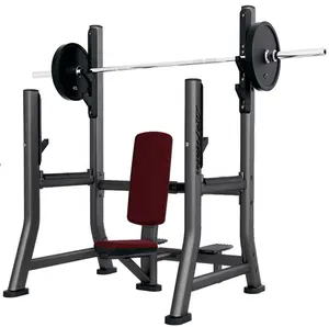 Commercial fitness equipment seated benches Barbell rack Weight Bench press Bench