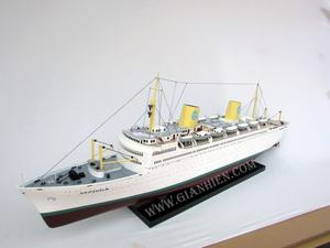 Gia Nhien Fabricant Design Personnalisé Bas quantité minimale de commande GRIPSHOLM MODÈLE DE BATEAU EN BOIS MODÈLE DE BATEAU DE HAUTE QUALITÉ en bois artisanat MODÈLE DE BATEAU - Product Image 5