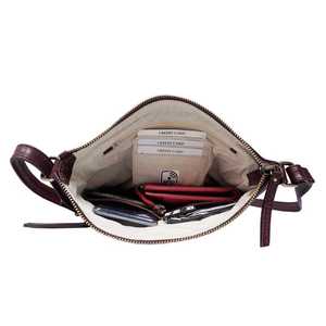 กระเป๋าสะพายพาดลำตัวหนังแท้จากอินเดียเคลือบขี้ผึ้งเนื้อละเอียดเป็นหนังแท้สำหรับใส่ผักสีแทน (VT) จากผู้ผลิตชั้นนำ - Product Image 3